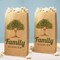 Big Dot of Happiness Family Tree Reunion Popcorn Bags, Family Gathering Favor Snack Treats, Free-Standing Individual Kraft Brown Paper Bags - 25 Count